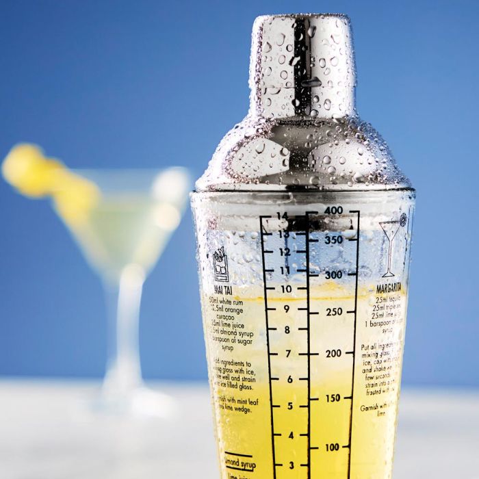 Day Coctelera de Cristal con Tapa de Acero Inoxidable 400 Ml con Recetas 4