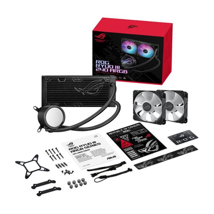 ASUS ROG RYUO III 240 ARGB Kit de Refrigeración Líquida para Procesador Negro 6