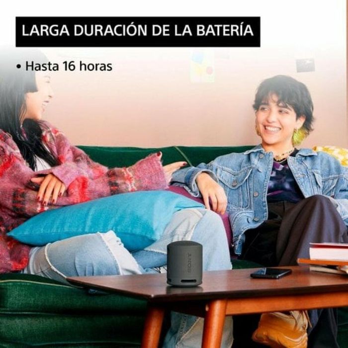 Altavoz Bluetooth Portátil Sony SRSXB100L Azul 4 Altavoz Bluetooth Portátil Sony SRSXB100L Azul 4
