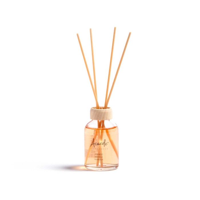 Mikado 50 ml con varilla mango Acorde, vidrio y madera, naranja, 7x17x5 cm (12 Unidades) 1 Mikado 50 ml con varilla mango Acorde, vidrio y madera, naranja, 7x17x5 cm (12 Unidades) 1