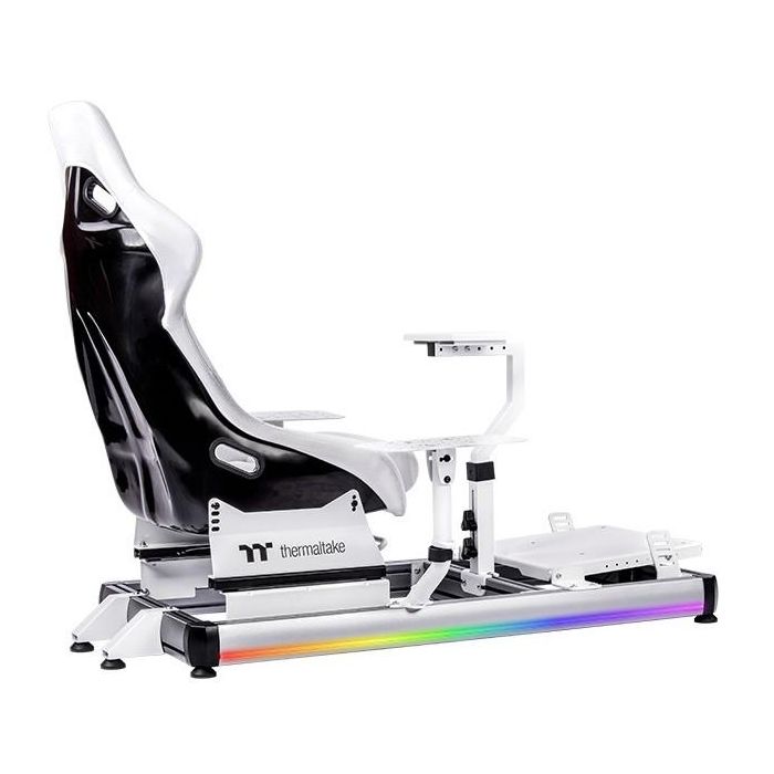 Thermaltake GSC-F50-CPASWH-01 Cabina de Vuelo GF500 Flight Simulator Cockpit Snow Blanca Aluminio 120kg 1