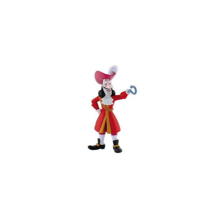 BULLYLAND Figura Capitán Garfio Jake y los Piratas de Nunca Jamás Disney 9,5cm