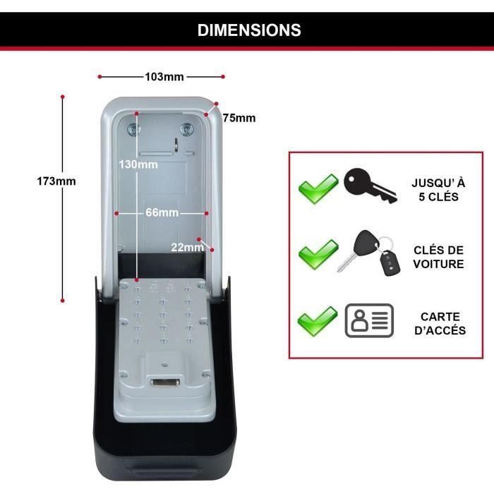 MASTER LOCK Caja de llaves segura certificada - Formato XL - Caja fuerte de llaves - Seguridad profesional 4