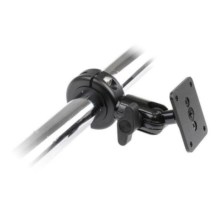 Brodit Pipe Mount para tubos 20-32 mm con placa de montaje 50x42 mm AMPS inclinación 210° rotación 360°
