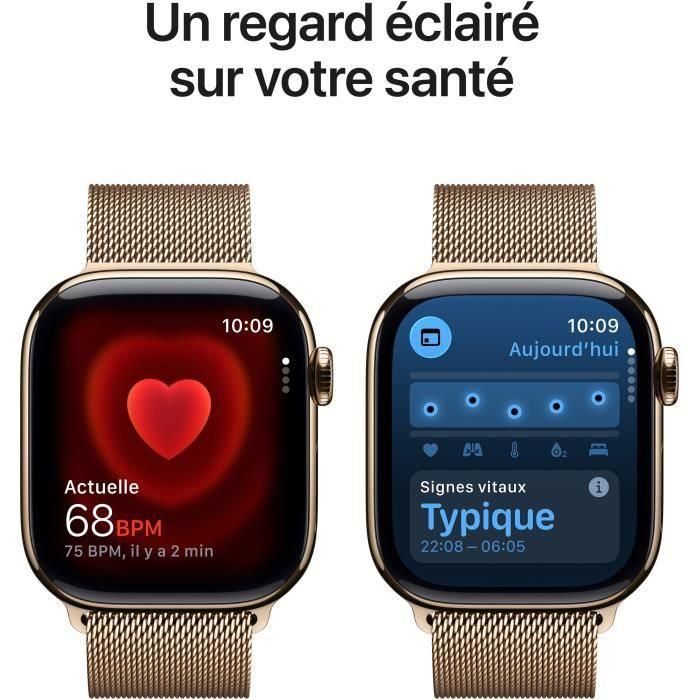 Apple Watch S11 Titan Gold Cellular 42mm con Correa Milanaise Dorada 4 Apple Watch S11 Titan Gold Cellular 42mm con Correa Milanaise Dorada 4
