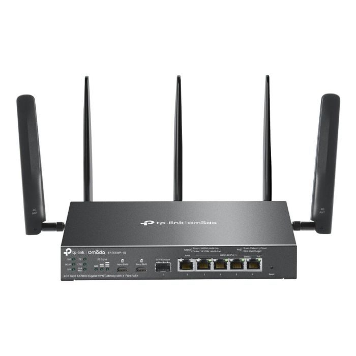 Router TP-Link ER706WP-4G Negro USB RJ45 Ethernet LAN PoE x 1 3