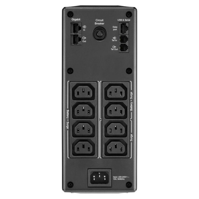 APC BR1300MI Sistema de Alimentación Ininterrumpida (UPS) Línea Interactiva 1.3 kVA 780 W 8 Salidas AC 1