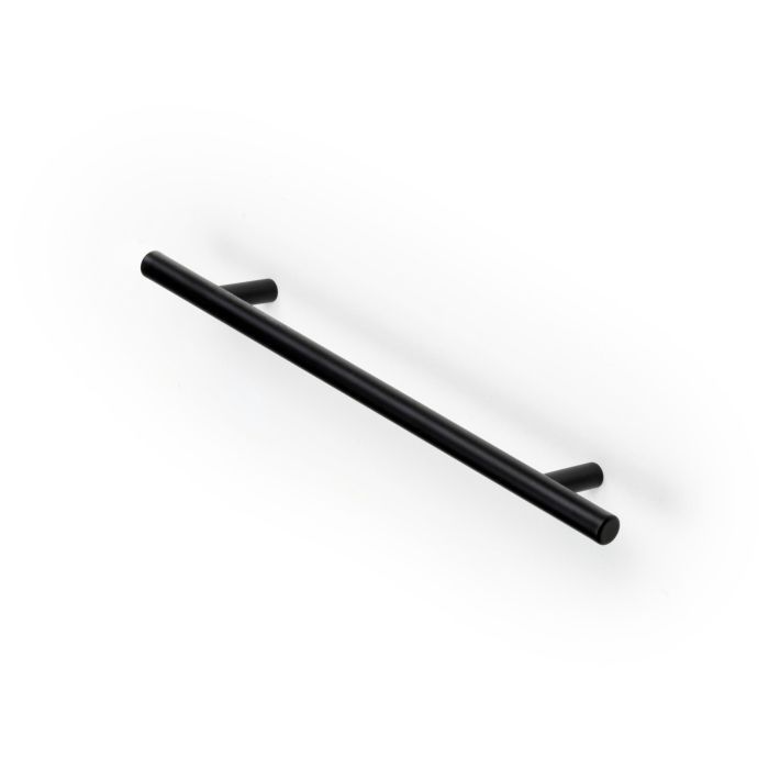 Emuca Lote de 10 tiradores para mueble Miami, L272mm, intereje 192mm, Acero inoxidable, Pintado negro 1