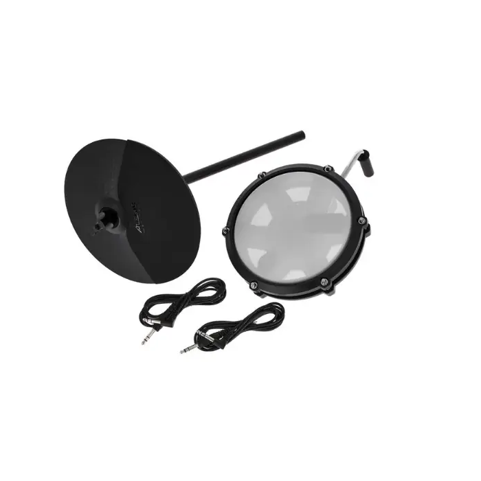Alesis Nitro Max Expansion Pack - Plato de 10" con Choke, Pad Tom de 8" Doble Zona, Cables TRS y Soportes 3