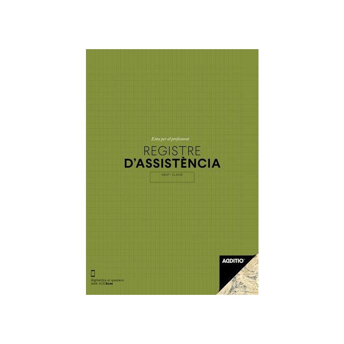 Quadern Professor Additio Registre D Assistència 195X285 Assortiment