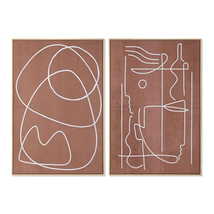 Cuadro Item Home DKD Home Decor Terracota Beige 4.3 x 123 x 83 cm (2 Unidades) Cuadro Item Home DKD Home Decor Terracota Beige 4.3 x 123 x 83 cm (2 Unidades)