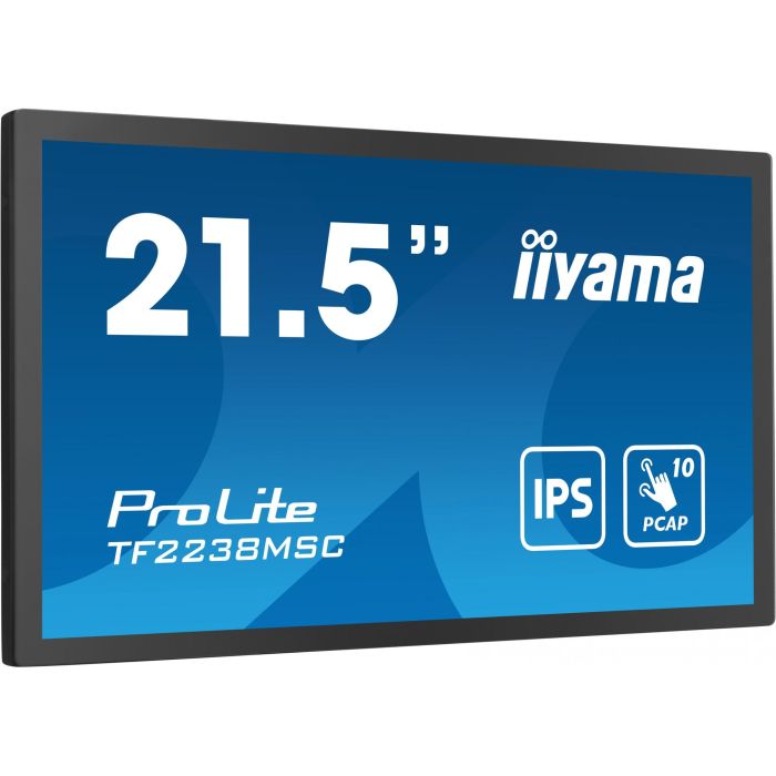 IIYAMA TF2238MSC-B1 Monitor táctil 21.5" (54.5cm) Full HD 16:9 M-Touch HDMI DisplayPort USB