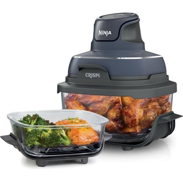 Freidora portátil sin aceite NINJA - CRISPI - Recipientes de 1,4 L y 3,8 L - 4 programas preestablecidos - 1700 W - Azul 1 Freidora portátil sin aceite NINJA - CRISPI - Recipientes de 1,4 L y 3,8 L - 4 programas preestablecidos - 1700 W - Azul 1