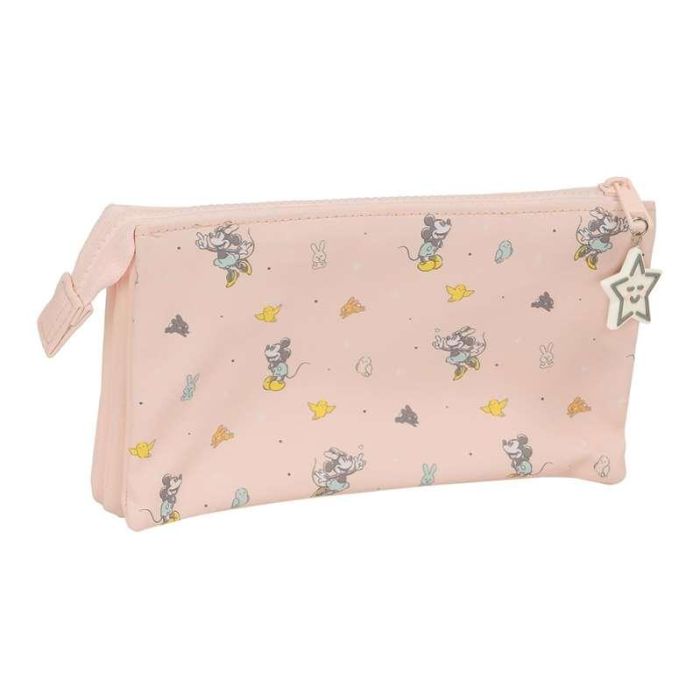 Portatodo Triple Minnie Mouse Baby Rosa 22 x 12 x 3 cm 1 Portatodo Triple Minnie Mouse Baby Rosa 22 x 12 x 3 cm 1