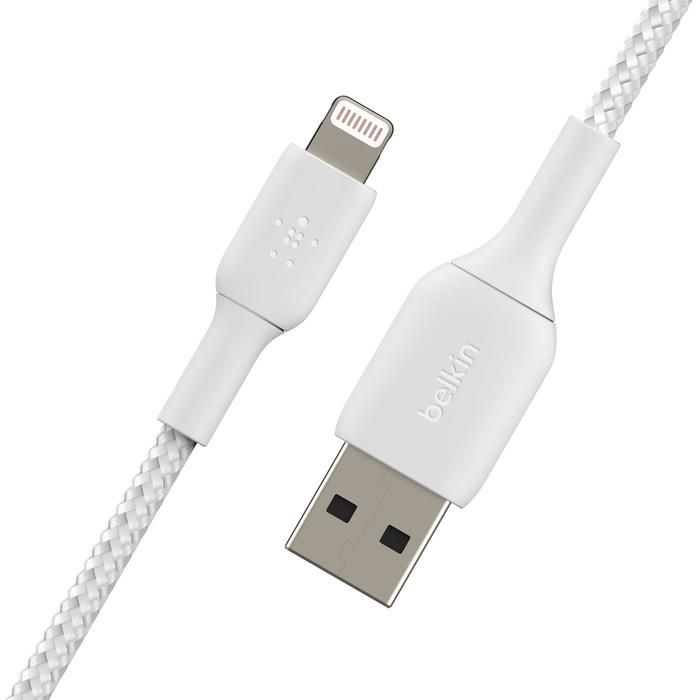 Cable USB a Lightning Belkin CAA002BT1MWH Blanco 1 m 4