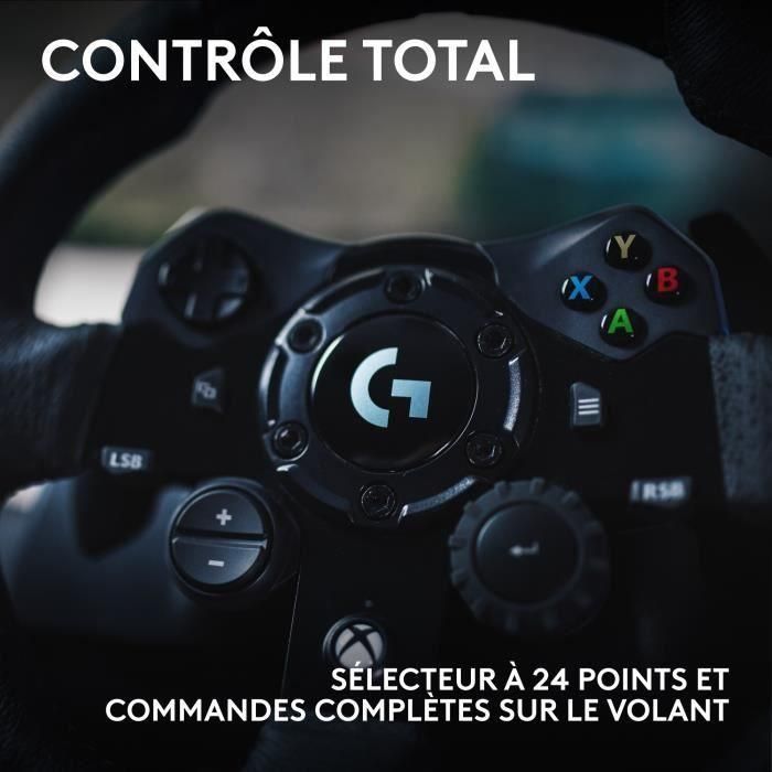 Logitech G923 Volante y Pedales con TrueForce para Simulador de Carreras 5 Logitech G923 Volante y Pedales con TrueForce para Simulador de Carreras 5