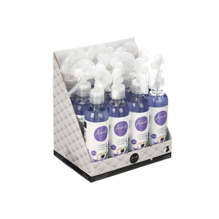 Ambientador Pulverizador Lavanda 200 Ml Acorde 5X21CM (24 Unidades) 2 Ambientador Pulverizador Lavanda 200 Ml Acorde 5X21CM (24 Unidades) 2