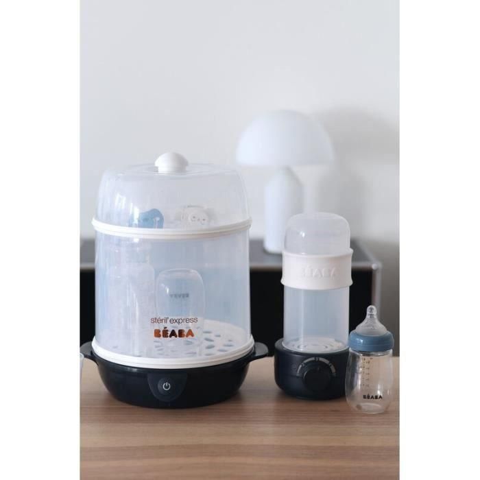 BEABA Baby milk second, calentador de biberones a vapor, azul noche 3 BEABA Baby milk second, calentador de biberones a vapor, azul noche 3