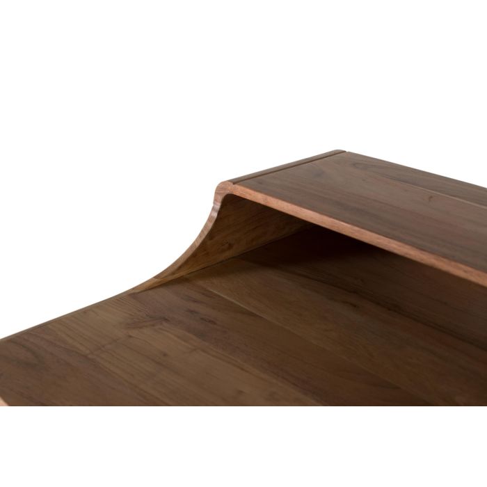 GINER Y COLOMER Escritorio de Acacia y Metal 115x60x90 cm con 3 Cajones 3