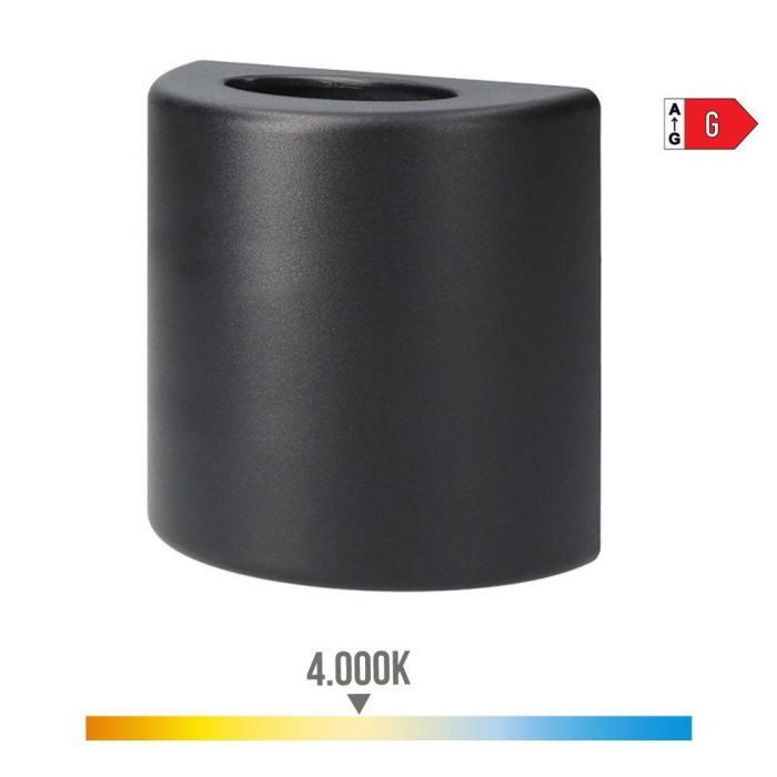 Edm Aplique Led Ovalado 3W 60 Lm 4000K Luz Día IP54 12x12x6cm Edm Aplique Led Ovalado 3W 60 Lm 4000K Luz Día IP54 12x12x6cm