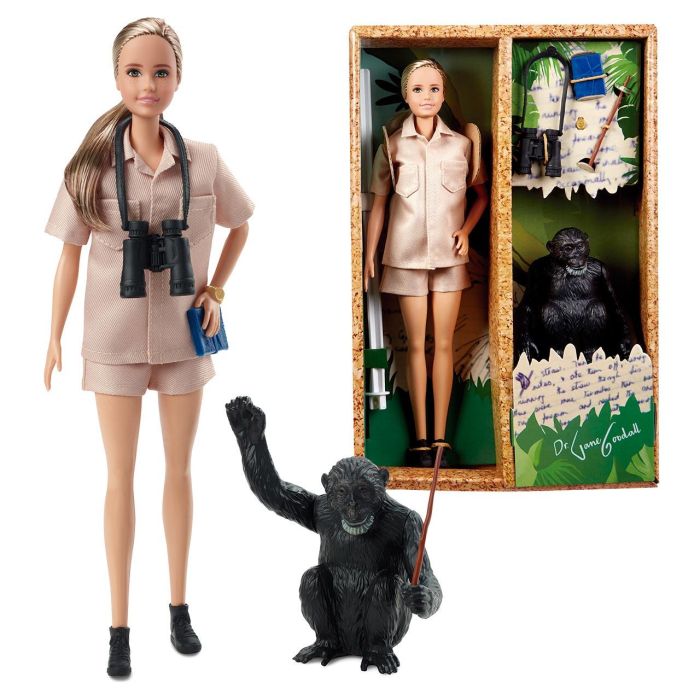 Muñeca Barbie Signature Jane Goodall Hcb82 Mattel