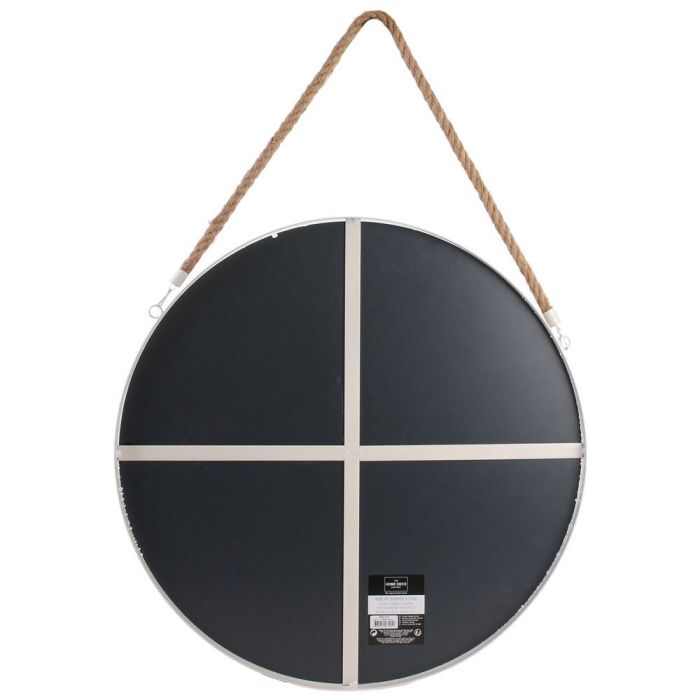 Espejo Con Asa Cuerda Bl Home Deco Factory diámetro 50 cm 2 Espejo Con Asa Cuerda Bl Home Deco Factory diámetro 50 cm 2