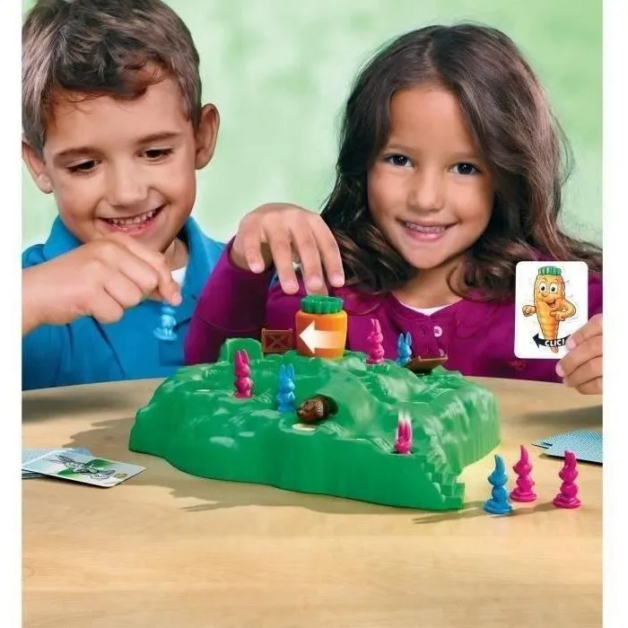 Ravensburger Juegos de mesa Croque-Carrotte La loca carrera de los conejos 4 años 2
