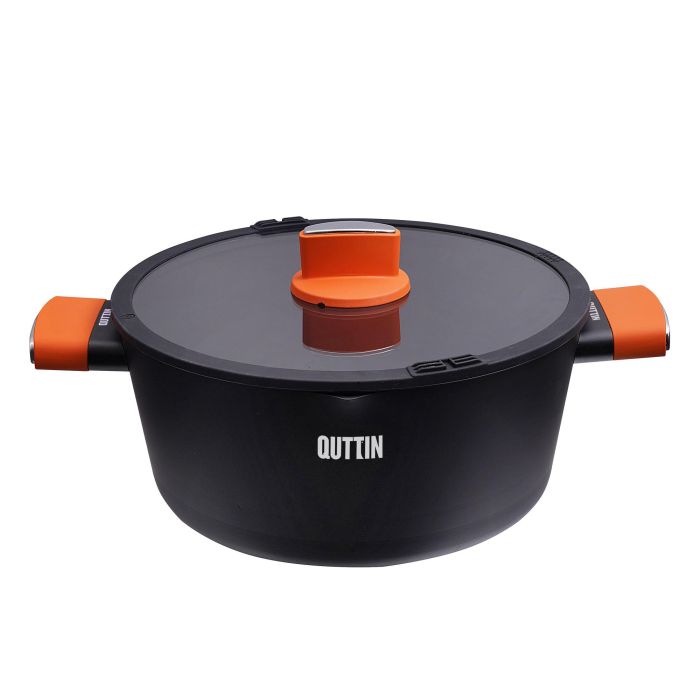 Cacerola con tapa 24 cm Quttin Gastro (6 Unidades) 5 Cacerola con tapa 24 cm Quttin Gastro (6 Unidades) 5
