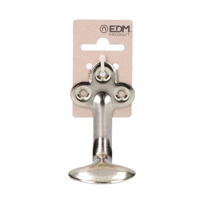 Edm Colgador Sencillo de Hierro Latonado Dorado 5 x 7 x 9 cm 0 Edm Colgador Sencillo de Hierro Latonado Dorado 5 x 7 x 9 cm 0