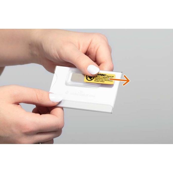 DURABLE Namensschild m Magnet verdrehsicher 54x90mm 25er PAK 1
