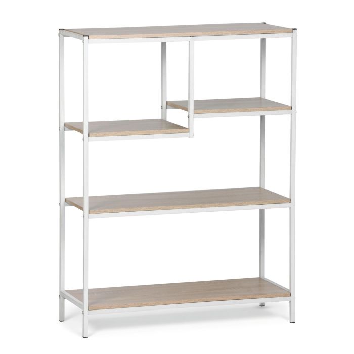 Inde Estanteria Multiusos Madera-Metal 75x30x100 cm 1 Inde Estanteria Multiusos Madera-Metal 75x30x100 cm 1