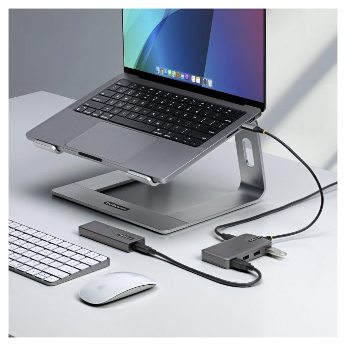 StarTech 5G4AC-USB-C-HUB Hub USB-C 5Gbps, 4 Puertos USB-A 3.2 Gen 1, Gris, Plástico 3