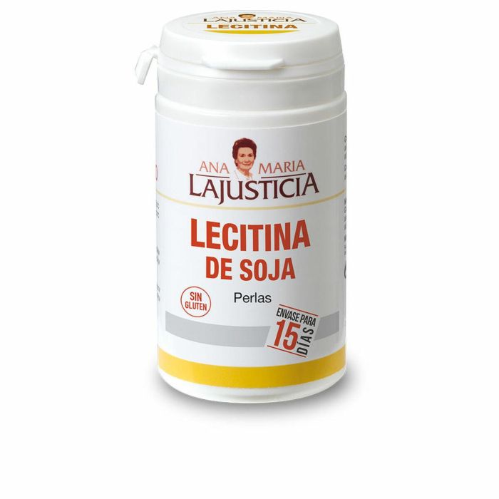 Ana María Lajusticia Lecitina de Soja 90 Perlas | Apoyo Salud Hepática, Rendimiento Cognitivo, Colesterol y Circulación Cardiovascular