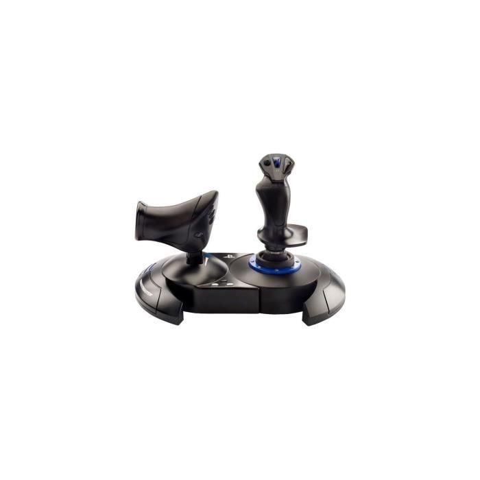 Thrustmaster T.Flight Hotas 4 Palanca de mando para PC y PlayStation 4, USB 2.0, Negro/Azul 3