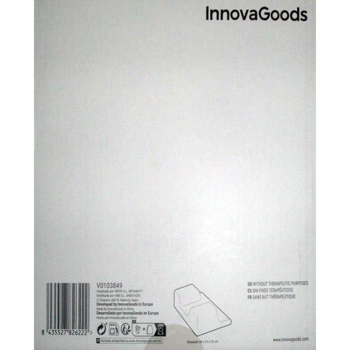 Almohada Cervical Antiarrugas con Funda de Satén Youthlow InnovaGoods 21 Almohada Cervical Antiarrugas con Funda de Satén Youthlow InnovaGoods 21