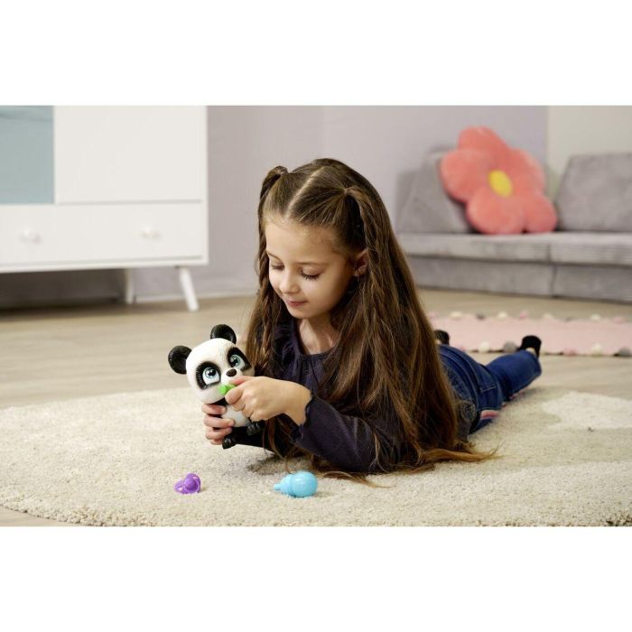 Smoby - Pamper Petz - Panda en adopción - 4 accesorios - Articulado - Madera y pipí - Certificado de adopción - A partir de 3 años 3