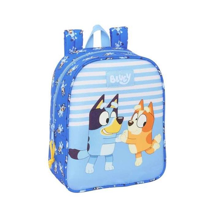 Mochila Escolar Bluey Let's play Azul 22 x 27 x 10 cm