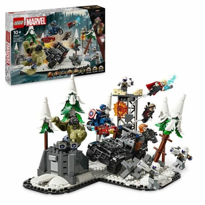Lego Marvel Vengadores Reunidos: Era Ultrón Set de Construcción con Minifiguras de los Vengadores y Hulk Lego Marvel Vengadores Reunidos: Era Ultrón Set de Construcción con Minifiguras de los Vengadores y Hulk
