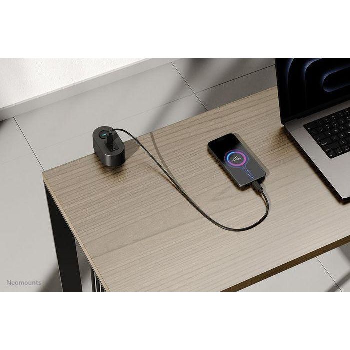 Neomounts DS22-840BL6 Desk socket with clamp and USB-C and USB-A ports - rapidcharging, 1.4 m, Indoor, Type F, Plastic, Black, Power Delivery 13 Neomounts DS22-840BL6 Desk socket with clamp and USB-C and USB-A ports - rapidcharging, 1.4 m, Indoor, Type F, Plastic, Black, Power Delivery 13