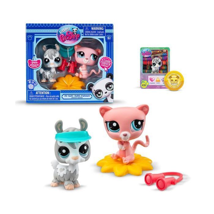 Bandai Mascotas Little Pet Shop Pack 2 Figuras con Accesorios - Modelo BF00525 1 Bandai Mascotas Little Pet Shop Pack 2 Figuras con Accesorios - Modelo BF00525 1