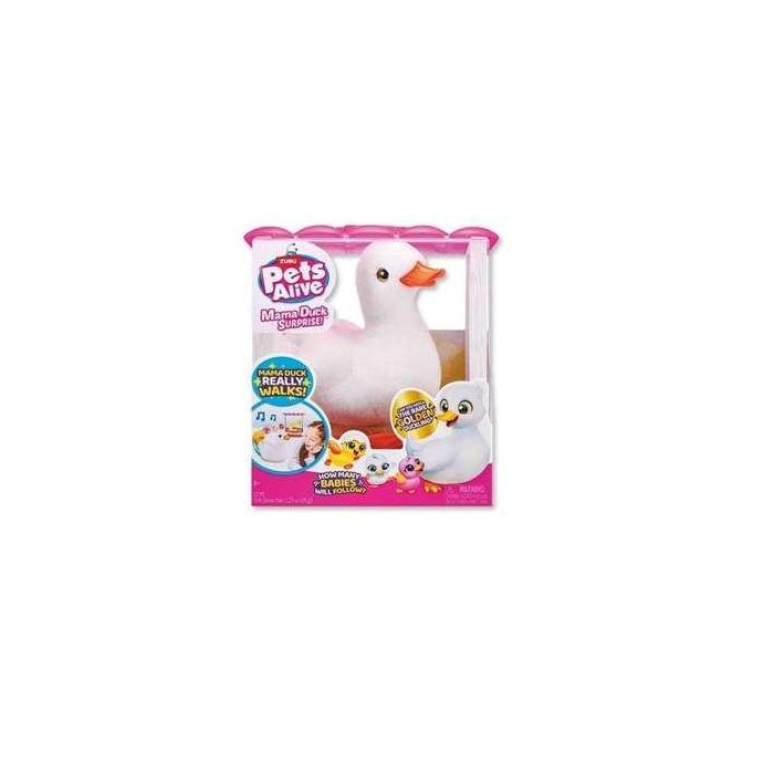 Pato interactivo pets alive pasea con sus 3 patitos, con accesorios Pato interactivo pets alive pasea con sus 3 patitos, con accesorios