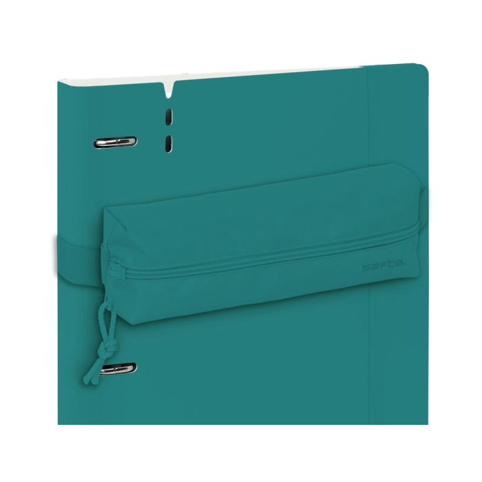 Safta Portatodo Rectangular 22cm c/Goma Elastica Blue 22x4x7 cm 3