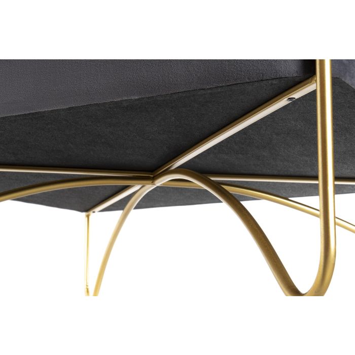 Descalzadora Glam DKD Home Decor Rosa Dorado 80 x 42 x 80 cm 4