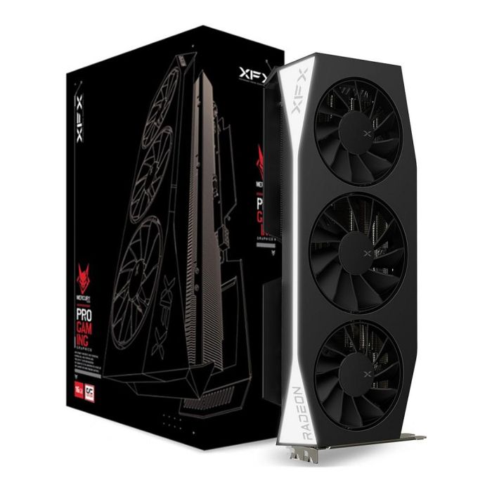 XFX Tarjeta Gráfica Radeon RX 9060 XT 16GB GDDR6 Mercury OC Gaming 3 Fan 4 XFX Tarjeta Gráfica Radeon RX 9060 XT 16GB GDDR6 Mercury OC Gaming 3 Fan 4