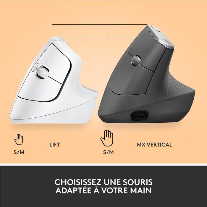 Mouse Raton Vertical Logitech Lift 6 14 Mouse Raton Vertical Logitech Lift 6 14