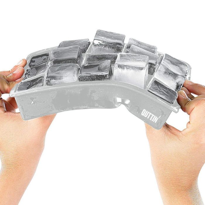 Quttin Cubitera Flexible de Silicona para 15 Cubitos, 18.2x11.5x3.5 cm (24 Unidades) 8