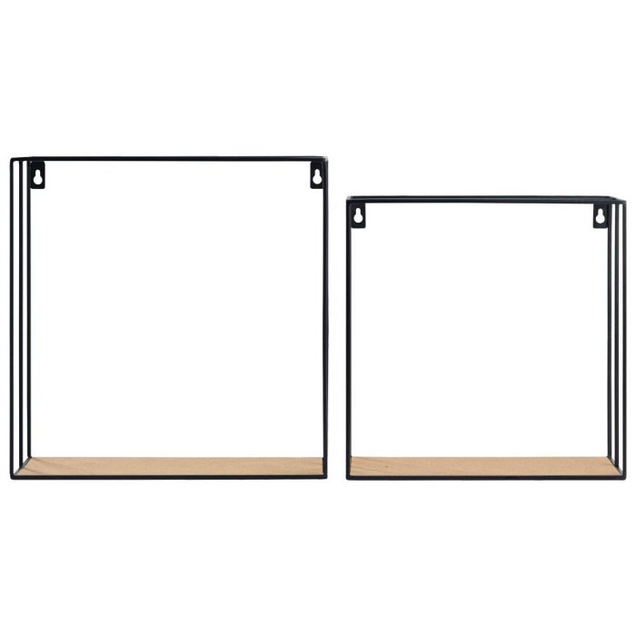 Day Juego De 2 Estantes Corcho-Metal Pared Grande 32x12 cm Pequeño 28x12 cm 2 Day Juego De 2 Estantes Corcho-Metal Pared Grande 32x12 cm Pequeño 28x12 cm 2