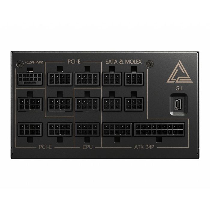 MSI MEG AI1300P PCIE5 unidad de fuente de alimentación 1300 W 24-pin ATX ATX Negro 2