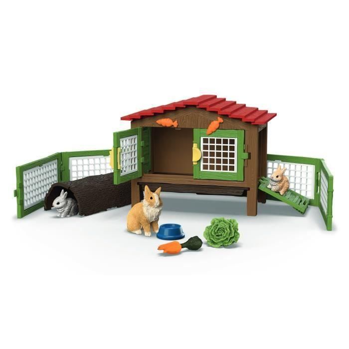 Caja conejera, SCHLEICH 42728 Farm World, 4 años