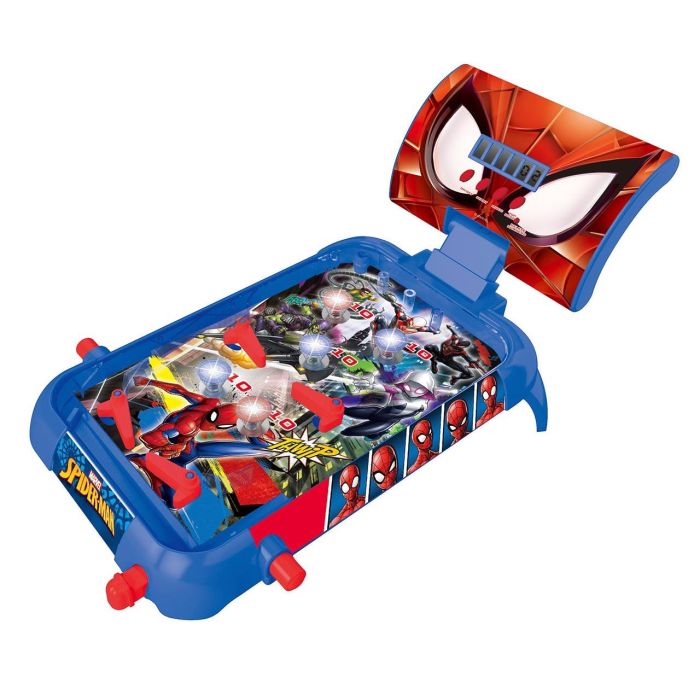 Lexibook Jg610Sp Pinball Electrónico Spider-Man con Sonidos, Luces y Puntuación Digital. Edad Recomendada +5 años.